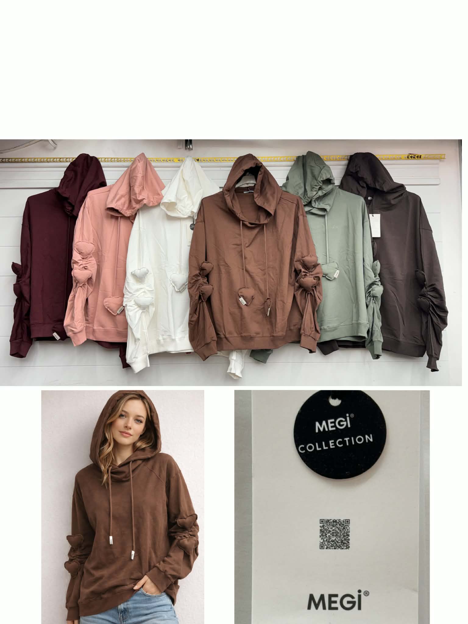 Bluzy damskie tureckie, Size uni, paczka 6szt,mix kolor