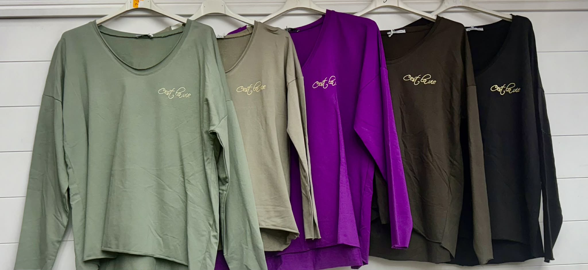 Bluzki damskie tureckie, Size uni, paczka 6szt,mix kolor