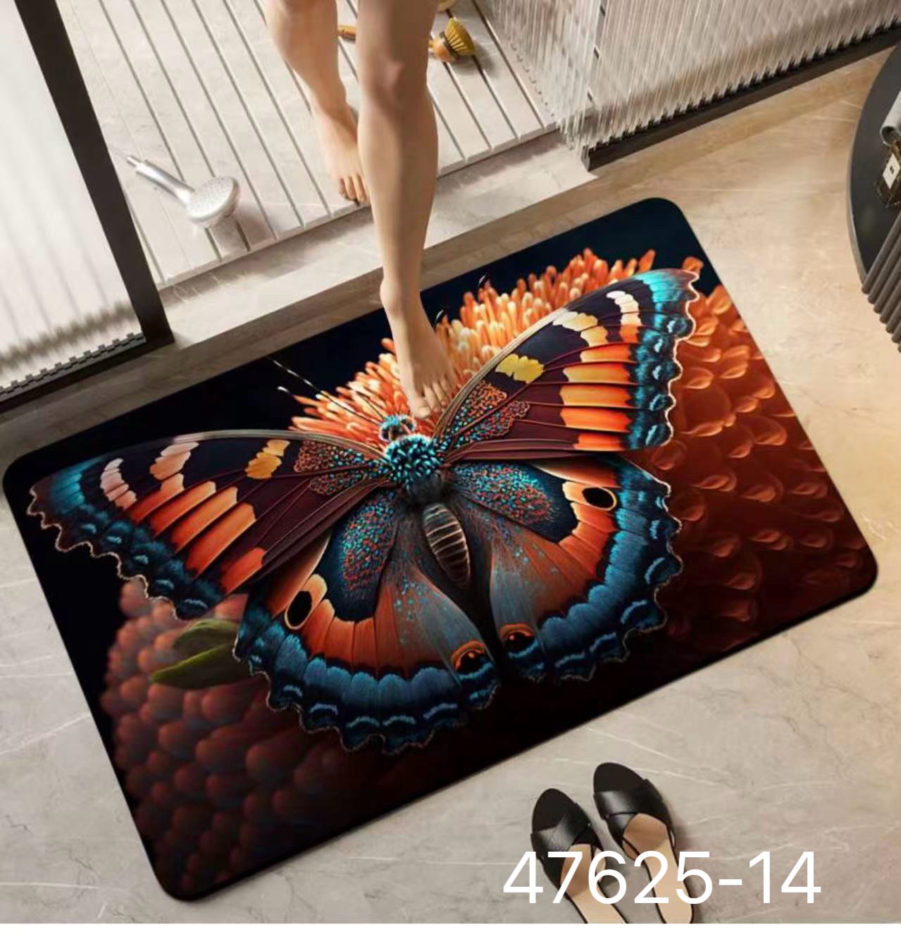 Mata podłogowa o wysokiej chłonności 60*90cm, paczka :6szt ,1 kolor