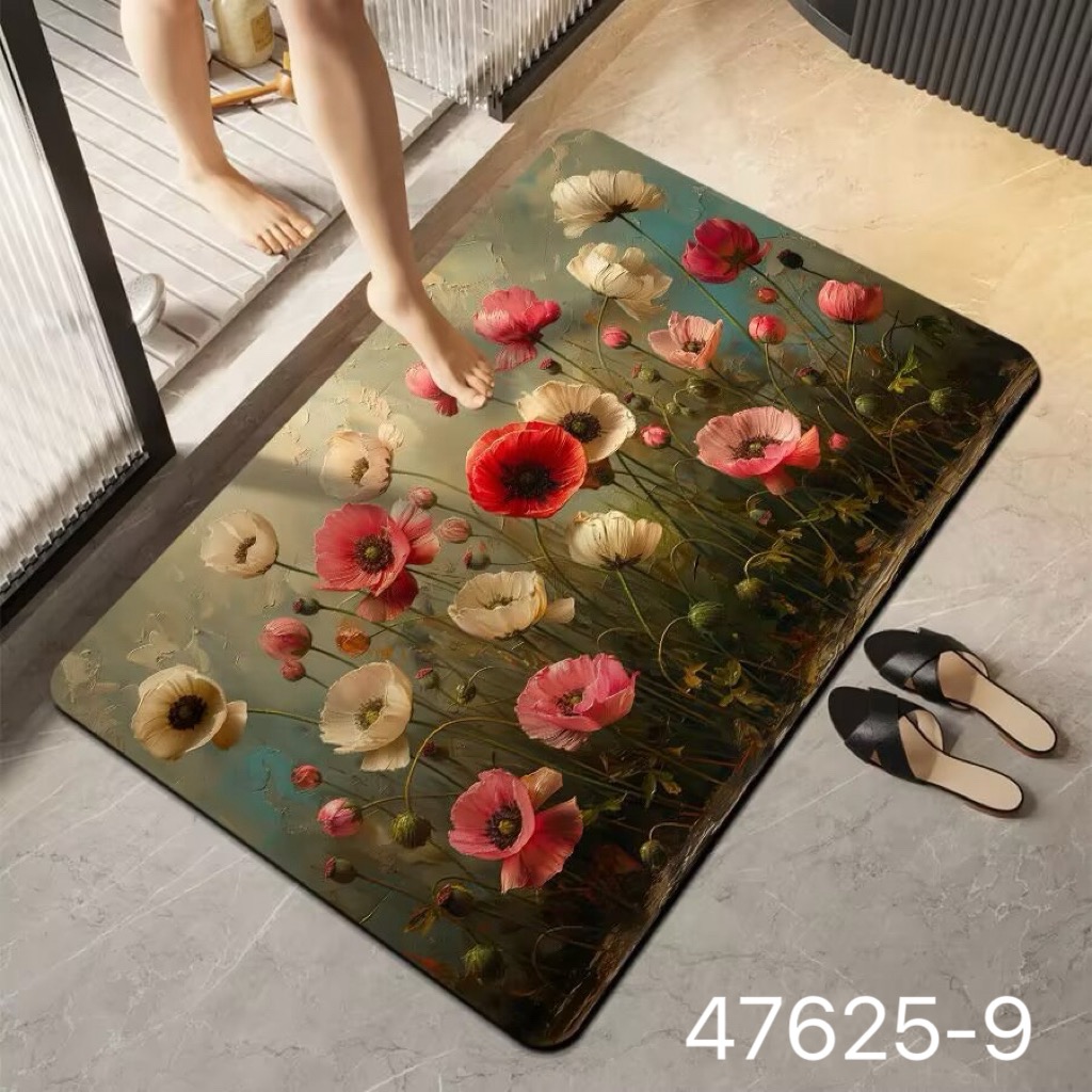 Mata podłogowa o wysokiej chłonności 60*90cm, paczka :6szt ,1 kolor