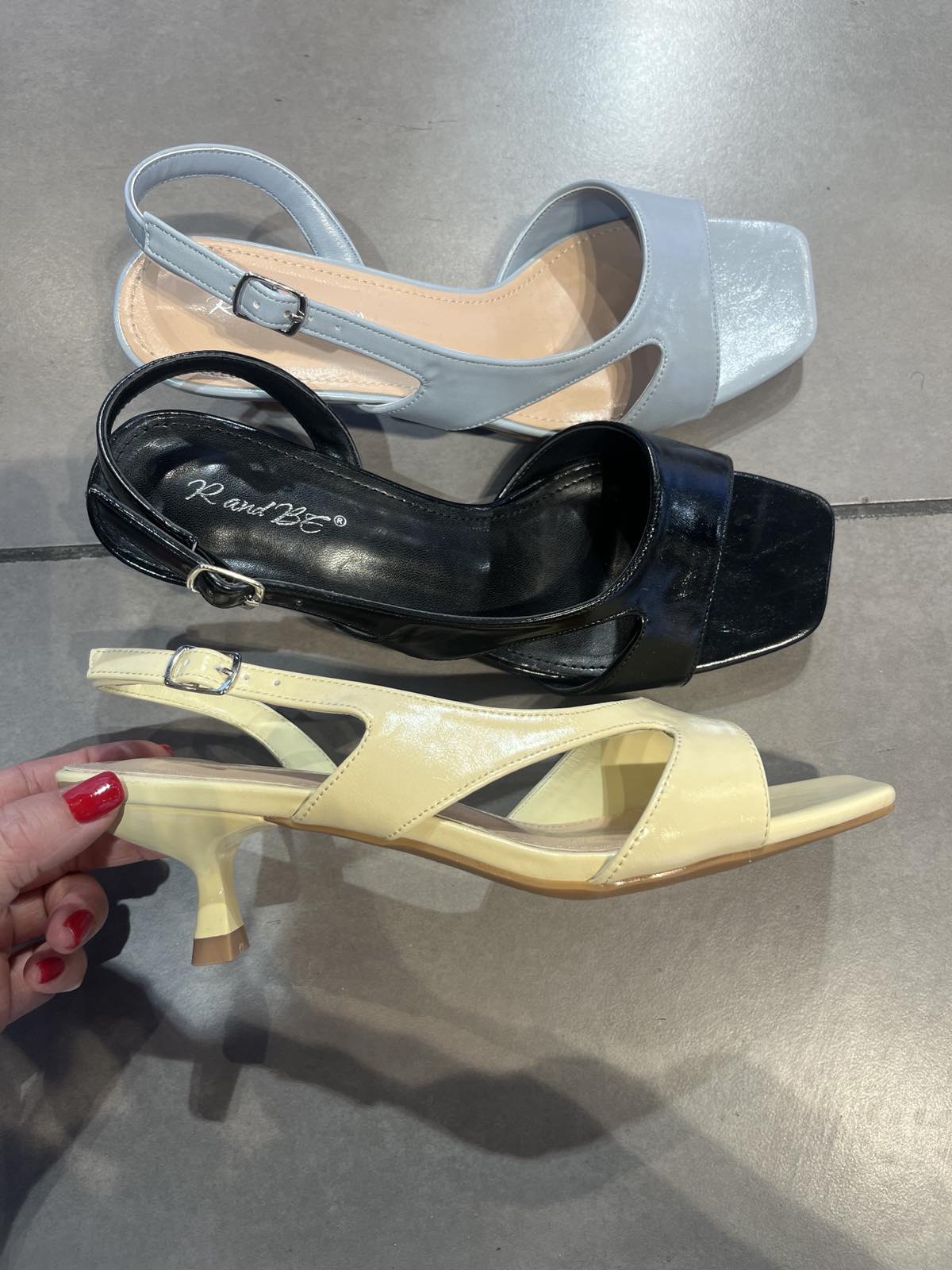 Sandały na Obcasie Damskie (36-41, 12par)