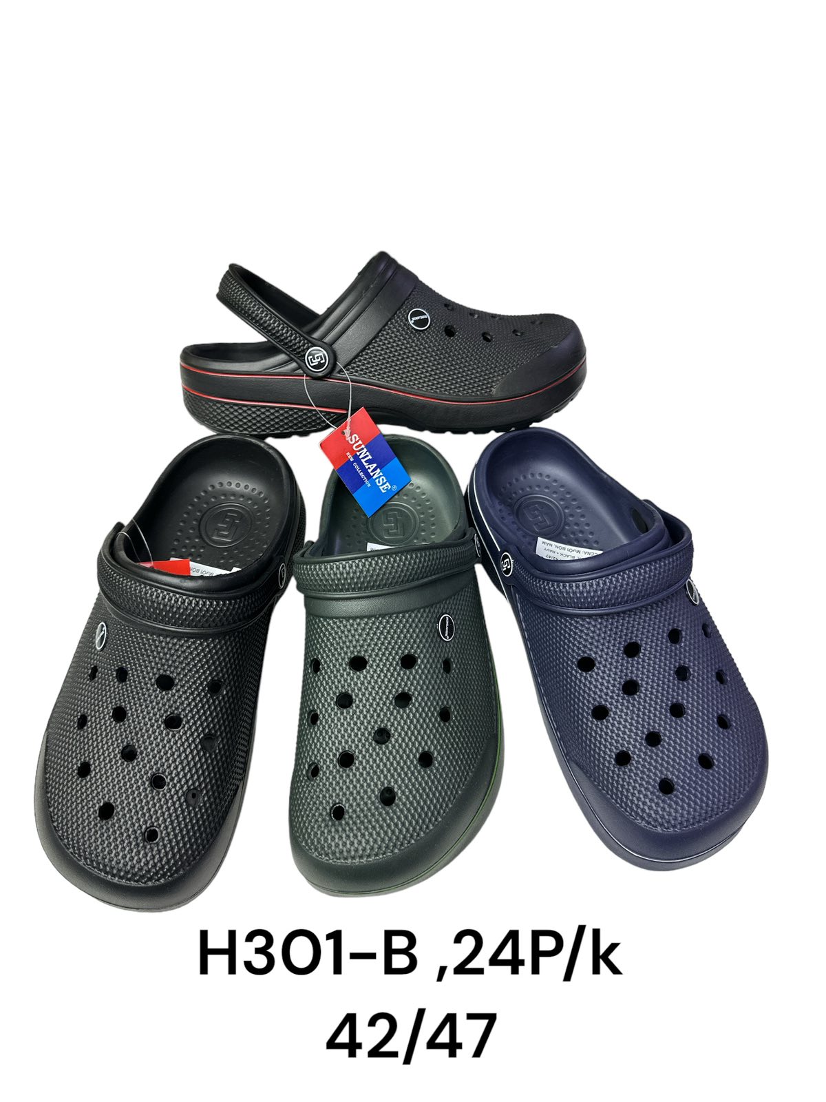 Klapki Kroksy Męskie (42-47, 24par)