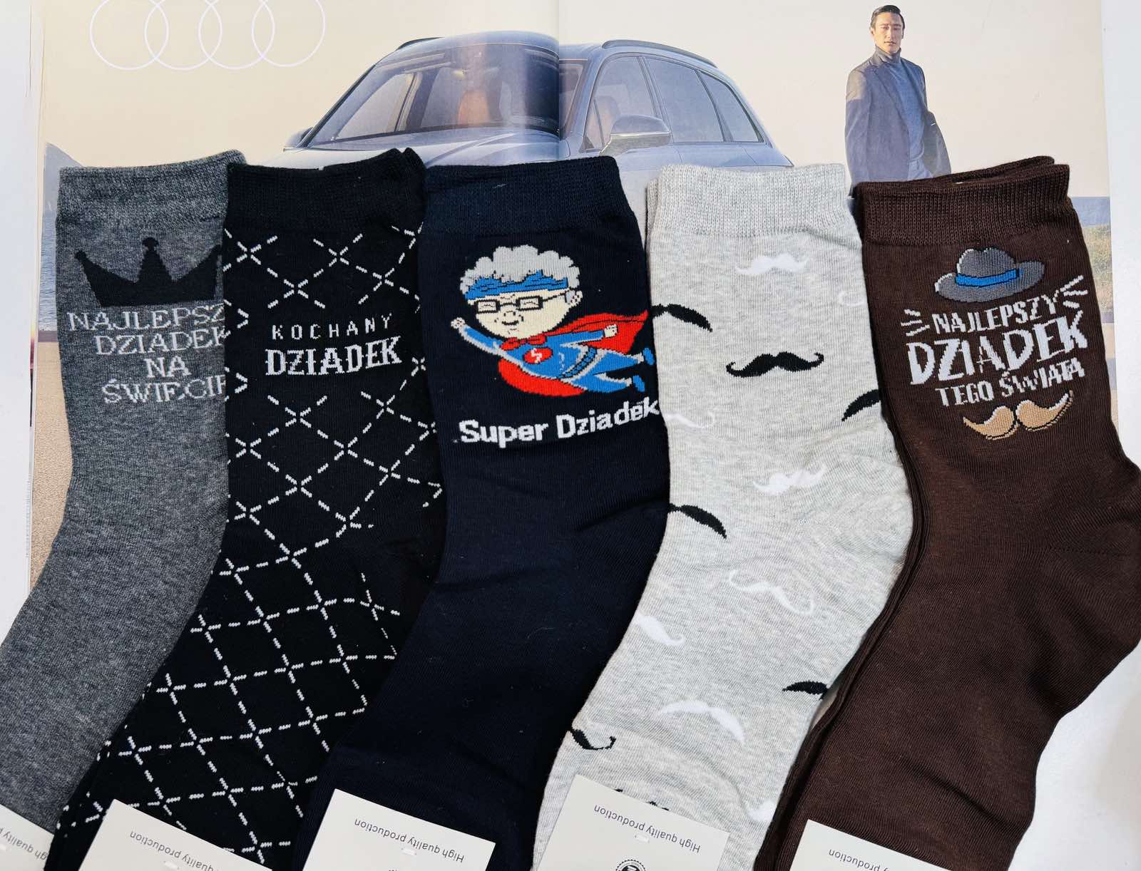 SKARPETY / STOPKI MĘSKA .SIZE: 43-46, (40PAR/PACZKA) KOLOR JAK NA ZDZIĘCIU