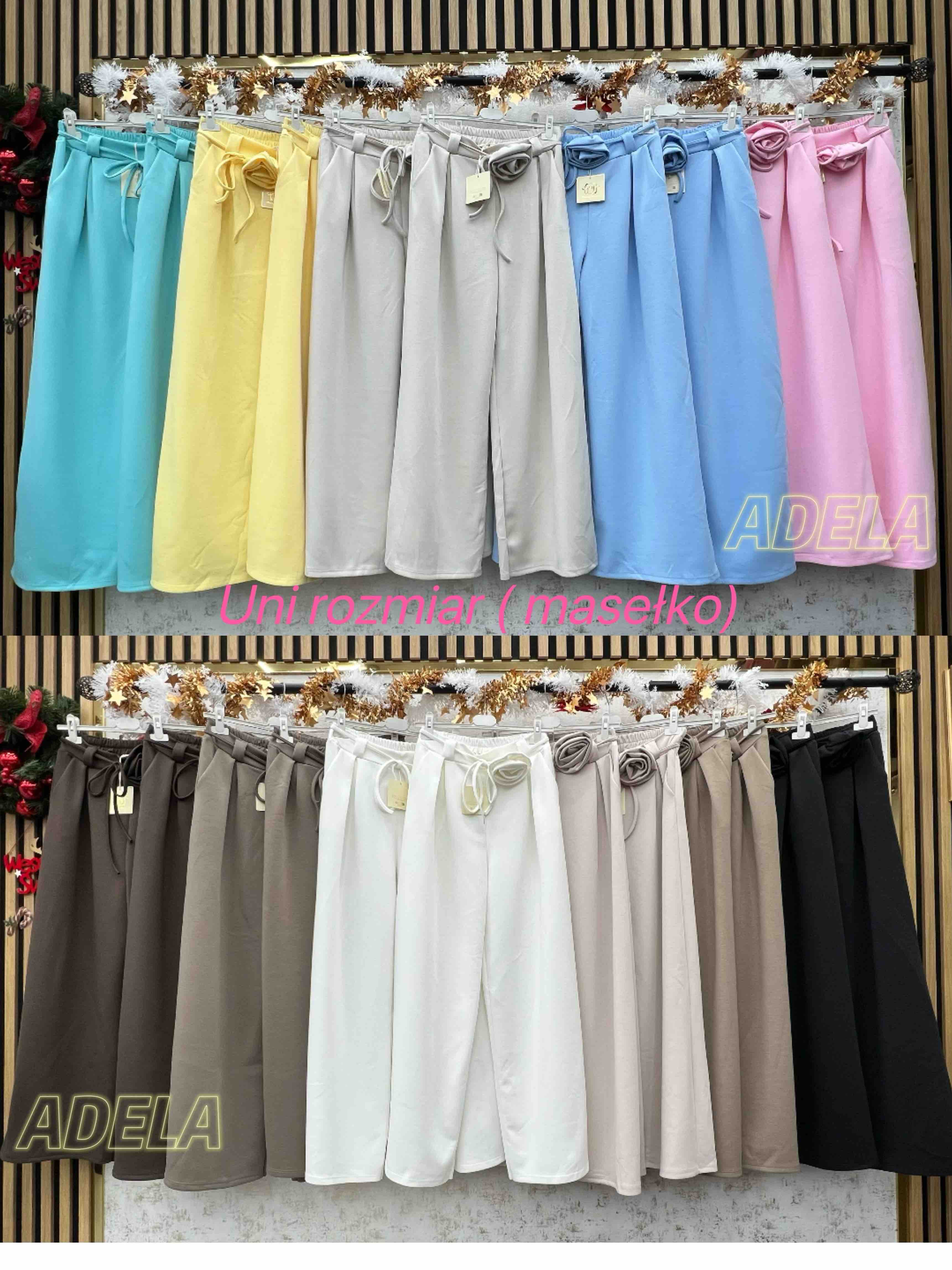 Spodnie Damskie wloskie, Size uni, paczka 6szt ,mix kolor