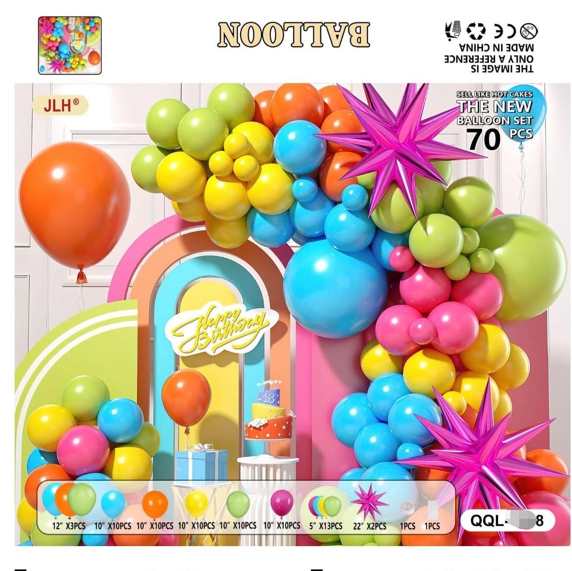 ZABAWKI Balony, 12szt/Paczka