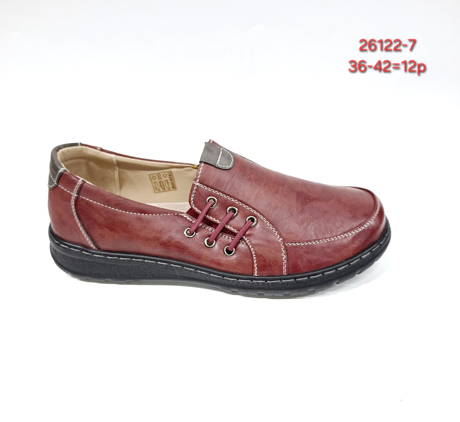 Buty Półbuty Damskie (36-42, 12par)