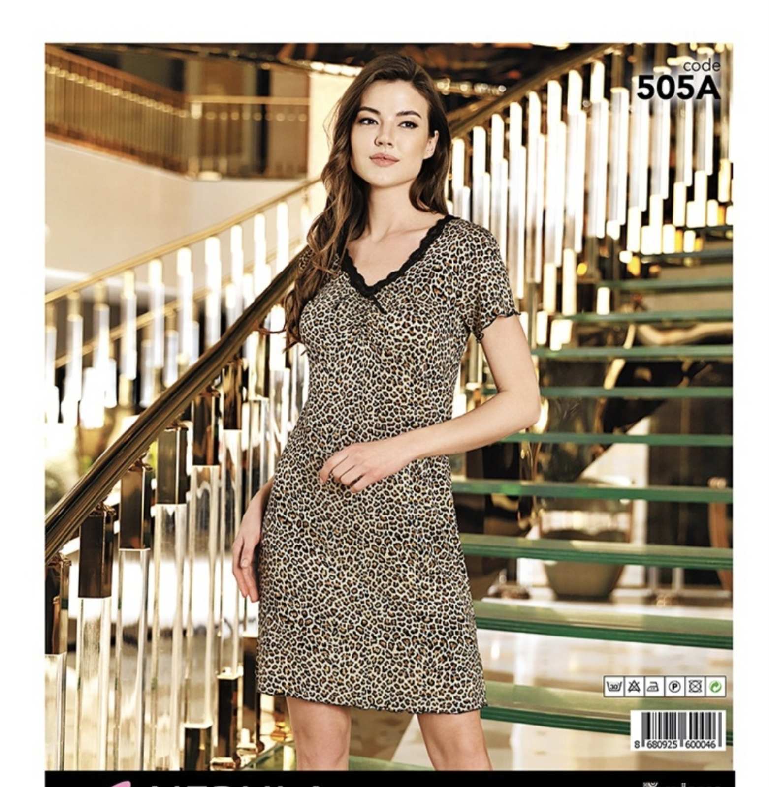 Koszule nocne damskie Tureckie, Size m-3xl, paczka 5szt ,1kolor