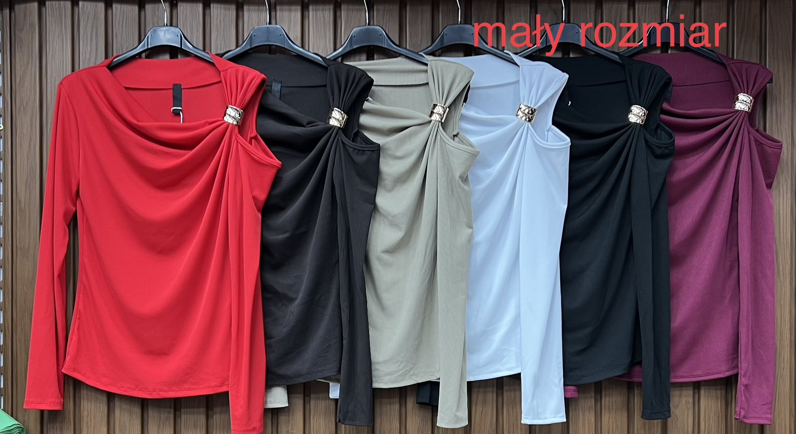 Bluzki  Damskie  WŁOSKA  , Size uni, paczka 6szt ,mix kolor