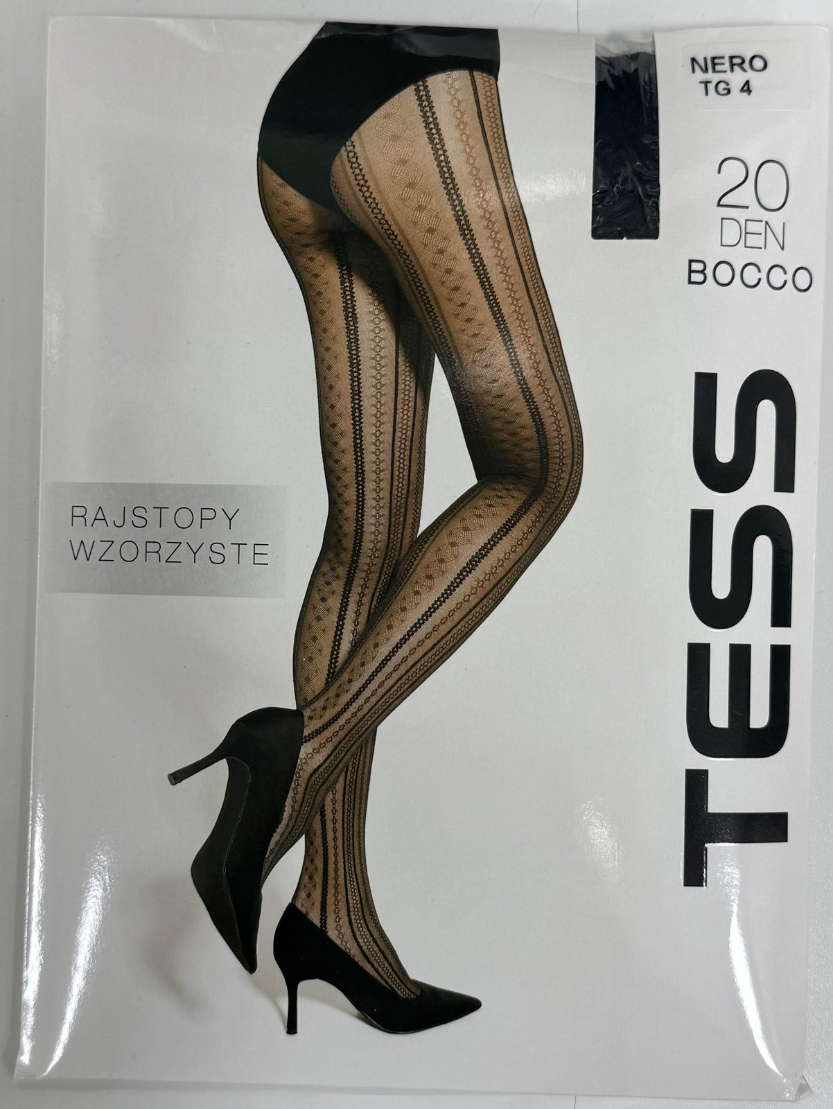 Rajstopy wzór BOCCO 20 Den Damskie , Size 3,4,paczka 12szt ,1kolor