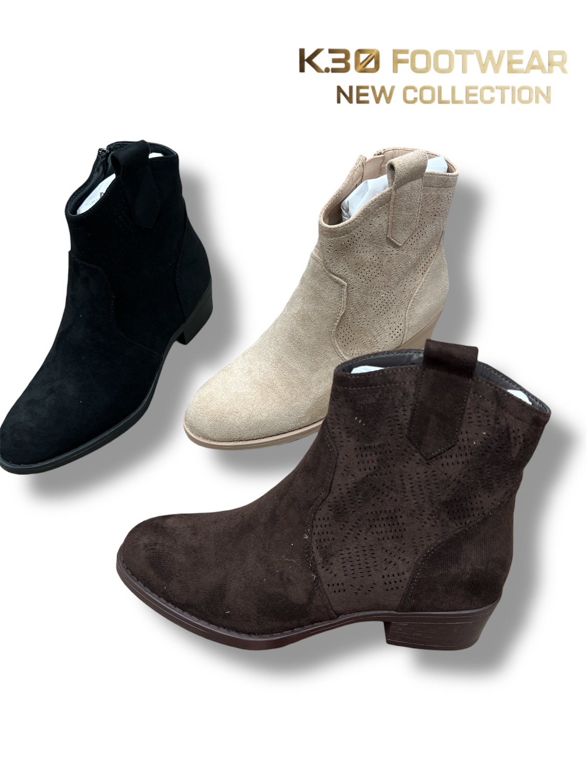 Buty Botki Damskie (36-41, 12par)