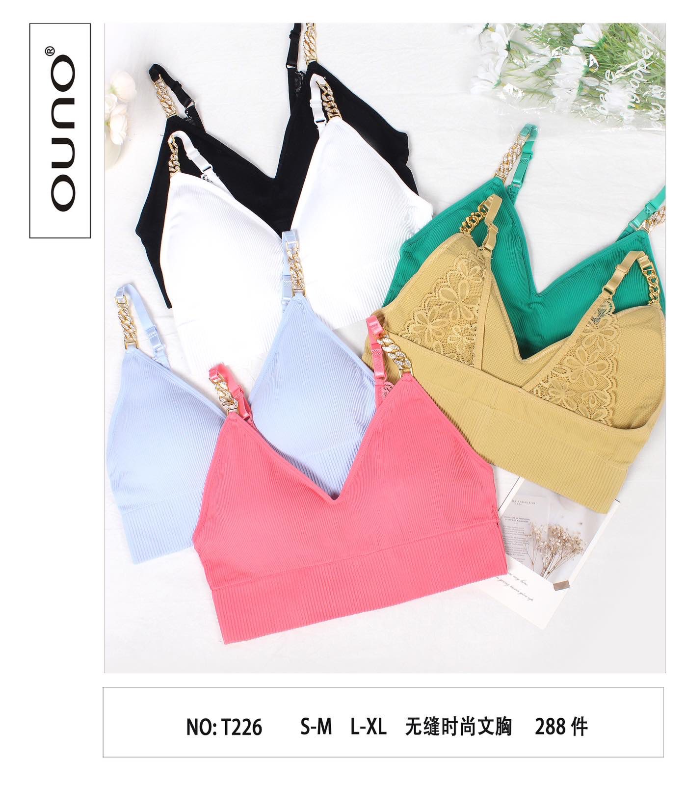 Biustonosz damskie,size s/m-l/xl, paczka 12szt ,mix kolor