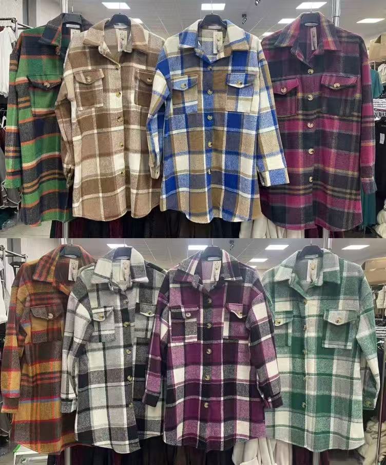 Koszule Damskie  WŁOSKA  , Size uni, paczka 6szt ,mix kolor