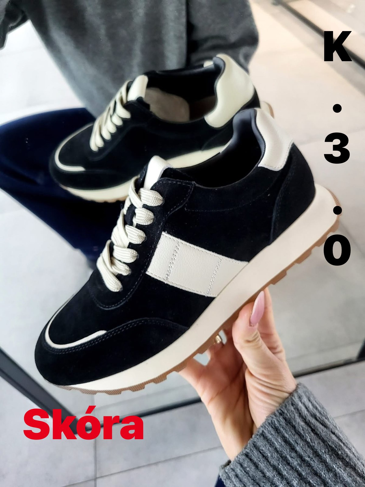 Buty Sportowe DAMSKIE (36-41, 8par)