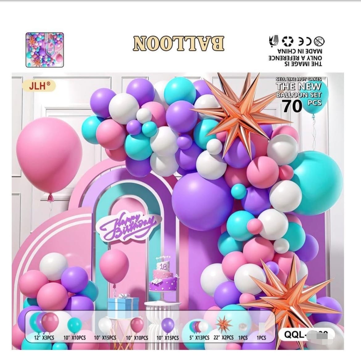 ZABAWKI Balony, 12szt/Paczka