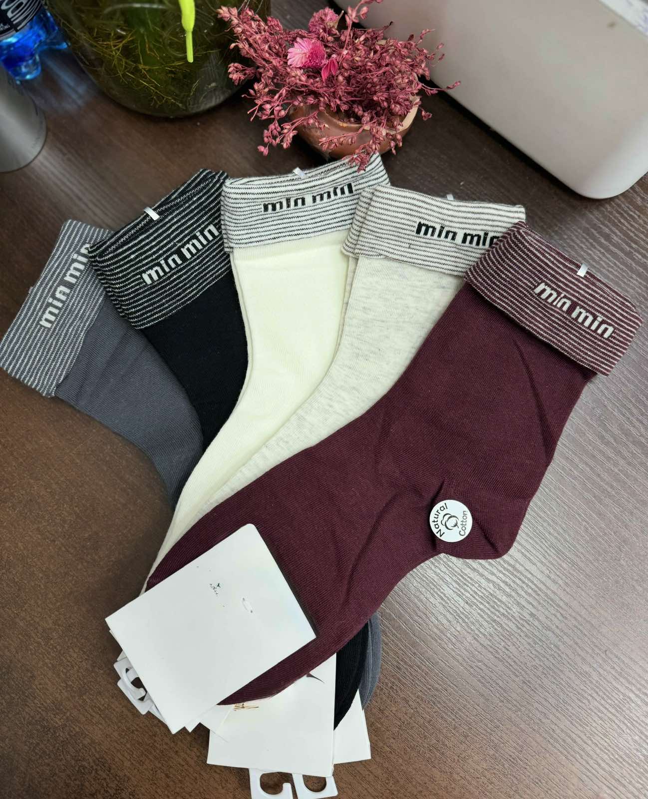 SKARPETY / STOPKI DAMSKIE.SIZE 35-42(40PAR/PACZKA) KOLOR JAK NA ZDZIĘCI