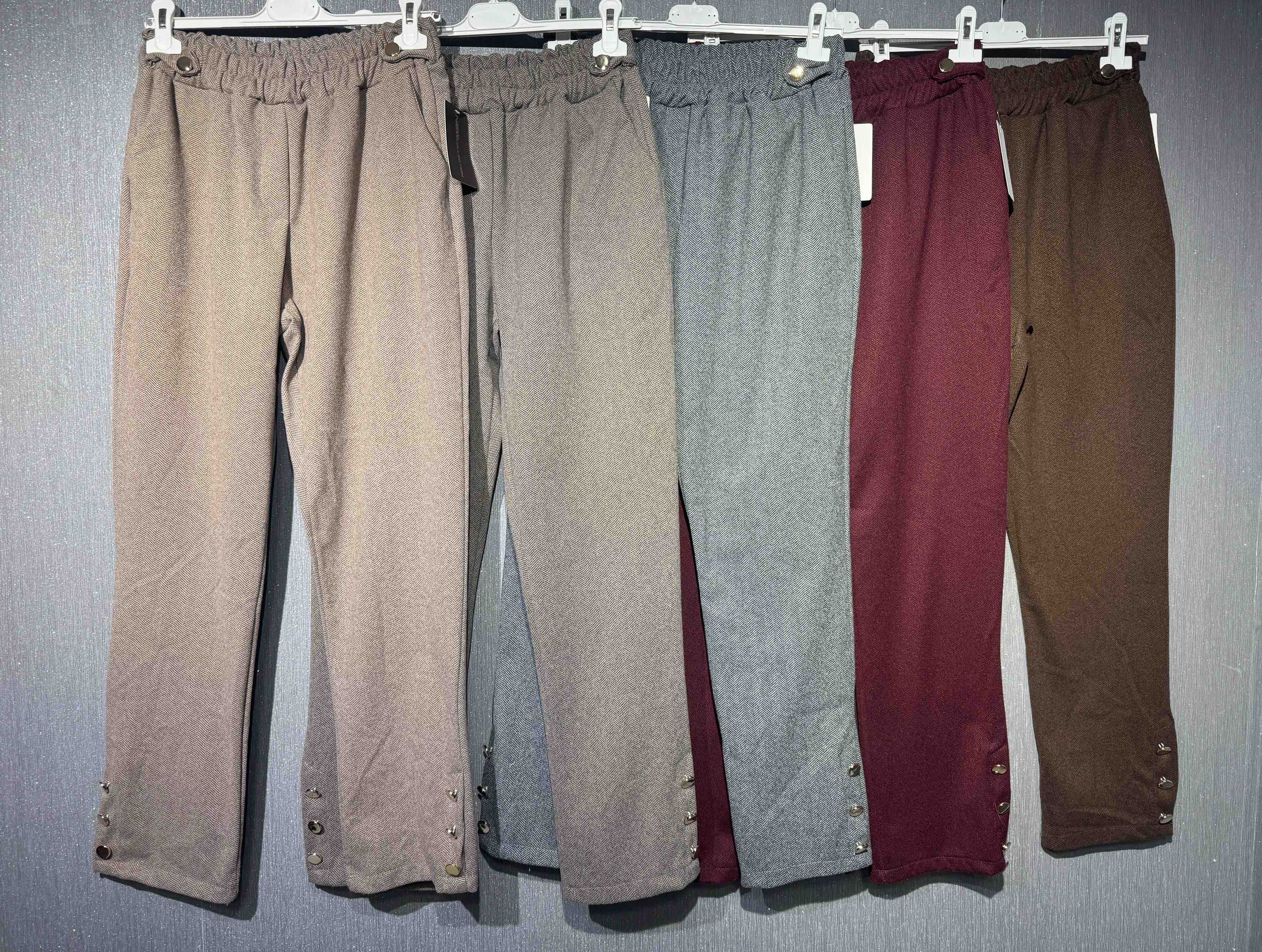 Spodnie Damskie  WŁOSKA  , Size uni, paczka 6szt ,mix kolor