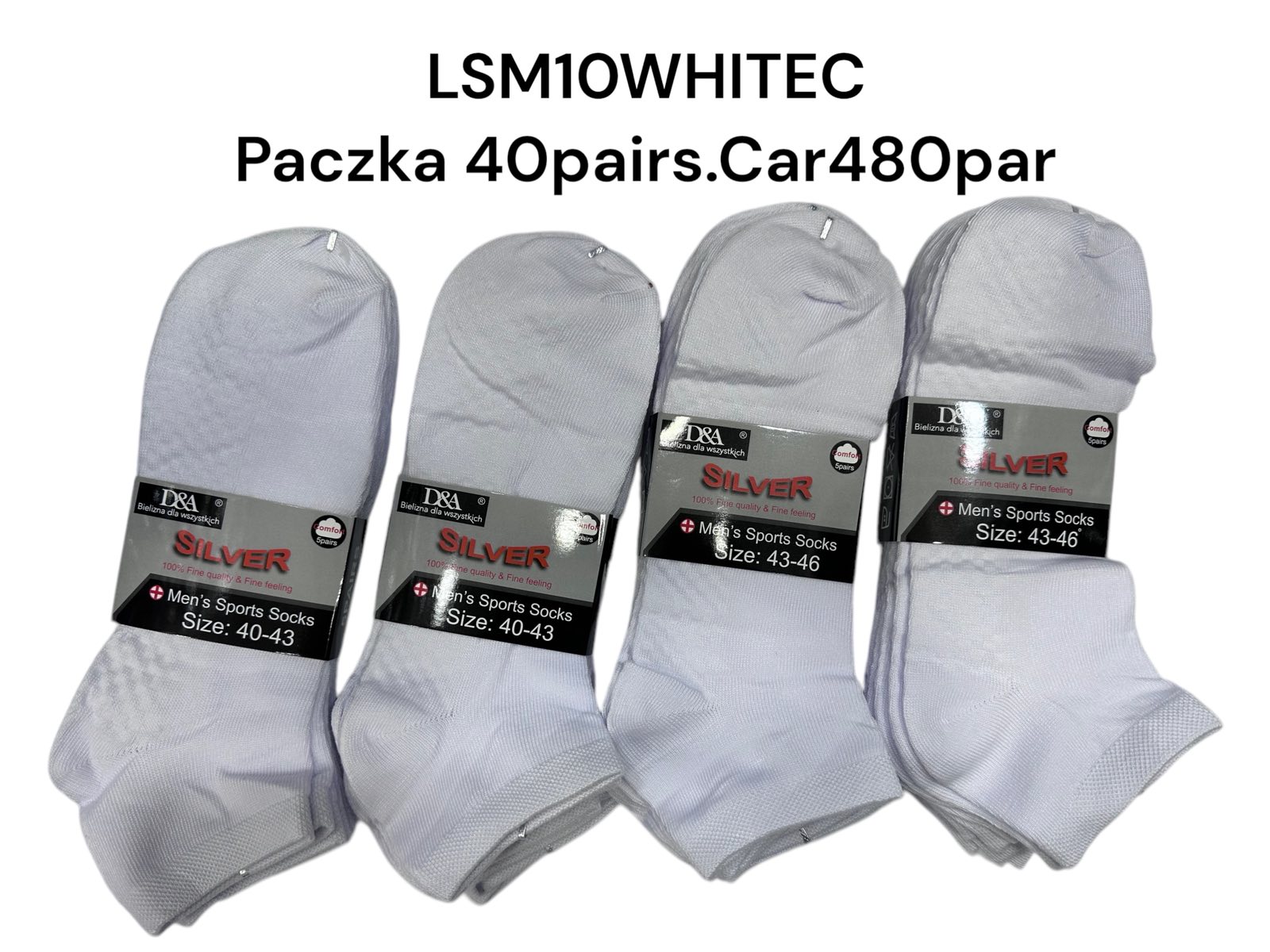 Skarpety damskie.size: 35-42, (40par/paczka)