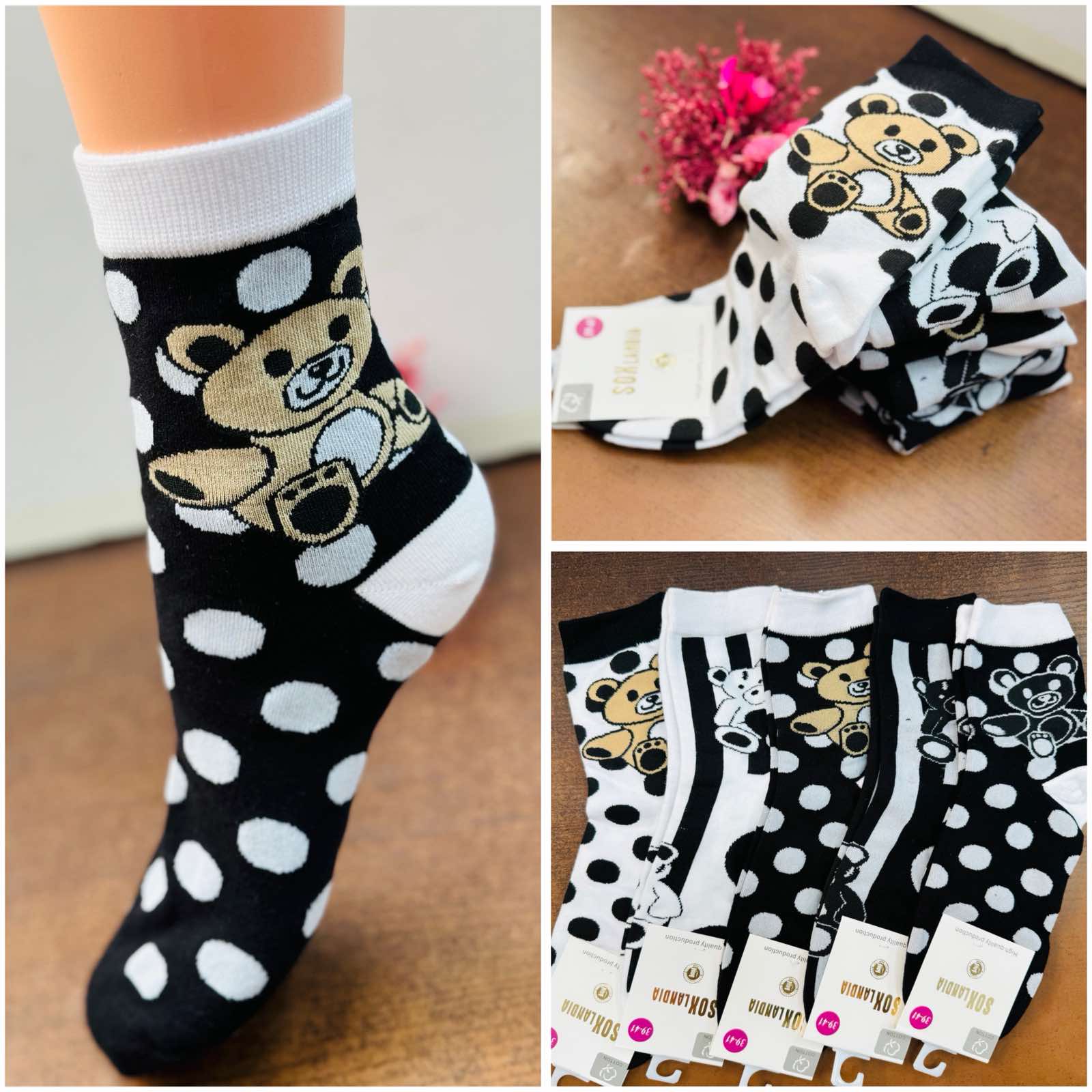 SKARPETY / STOPKI DAMSKIE.SIZE 35-38(50PAR/PACZKA) KOLOR JAK NA ZDZIĘCI