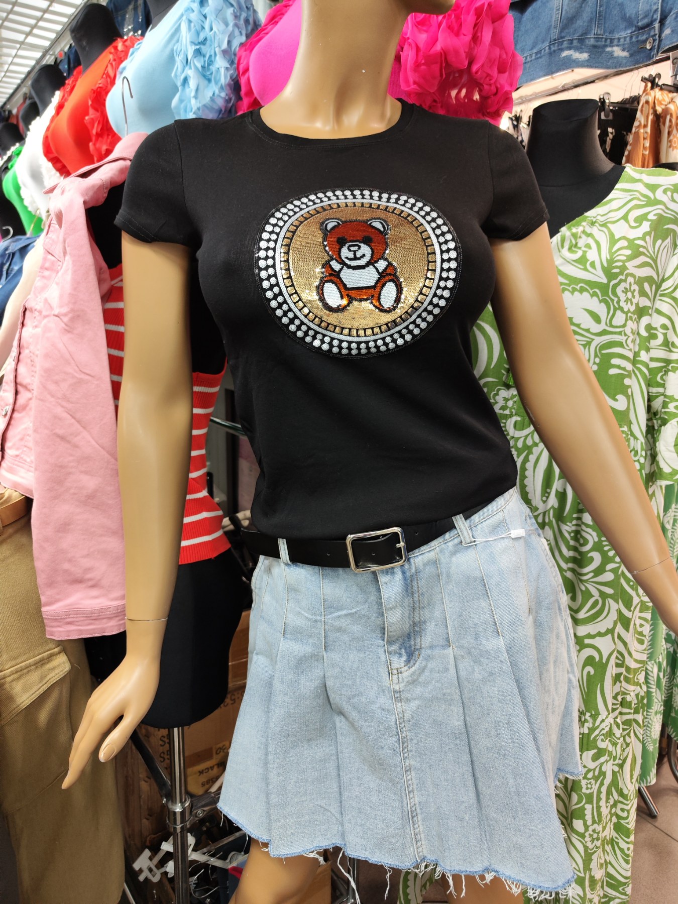 Bluzki damskie , Size s-l,paczka 6szt,1kolor