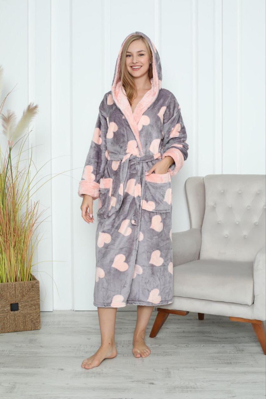 Szlafrok  damskie Tureckie, Size xl-3xl, paczka 3szt , 1kolor