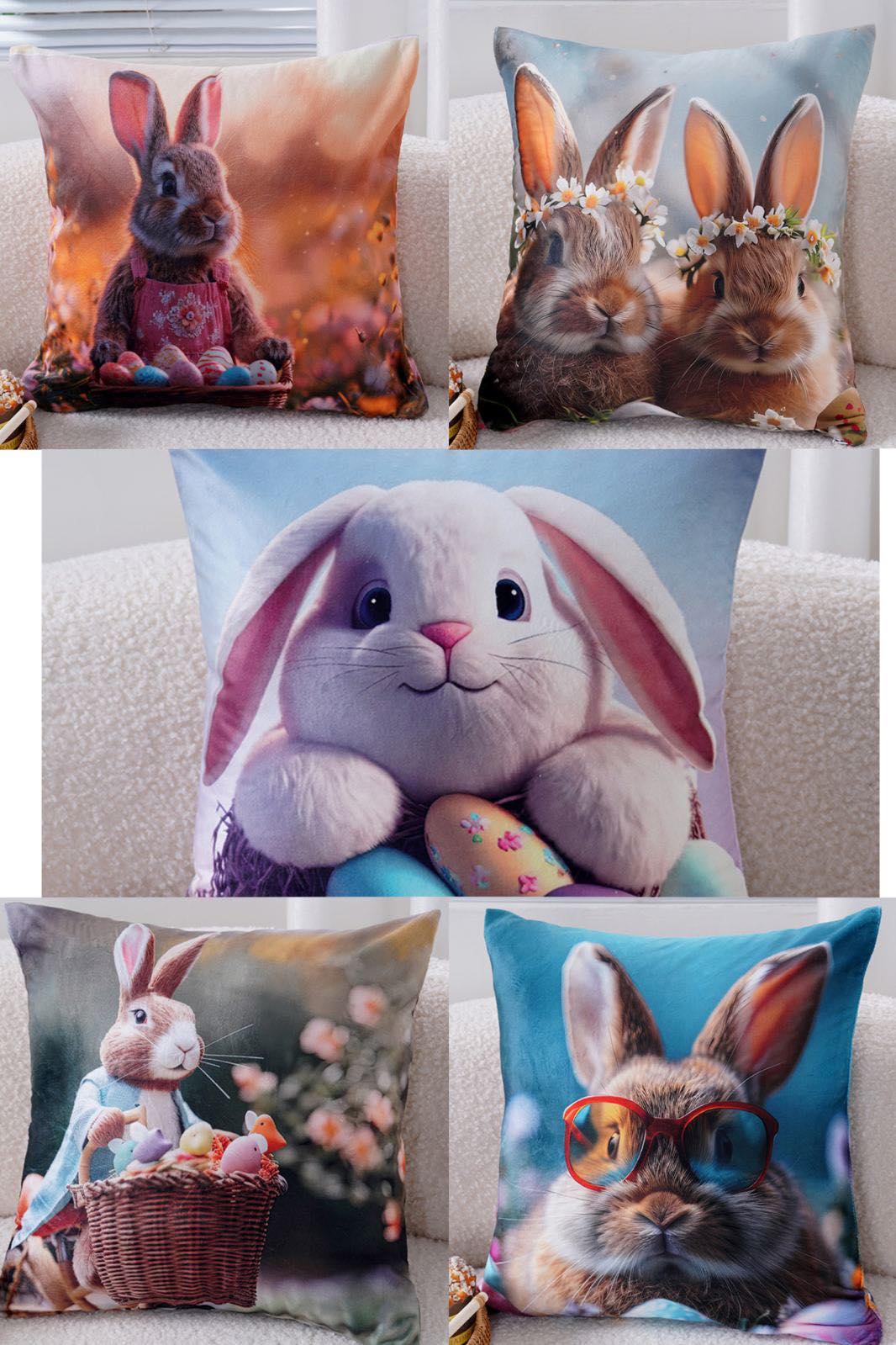 Poszewka na poduszkę dwustronna  Rozmiar:40/40cm,Paczka 12 szt mix