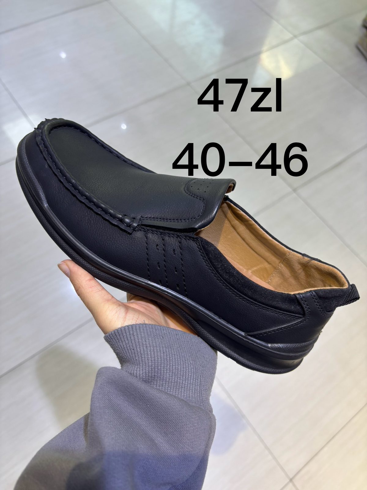 Buty Półbuty Męskie (40-46, 12par)