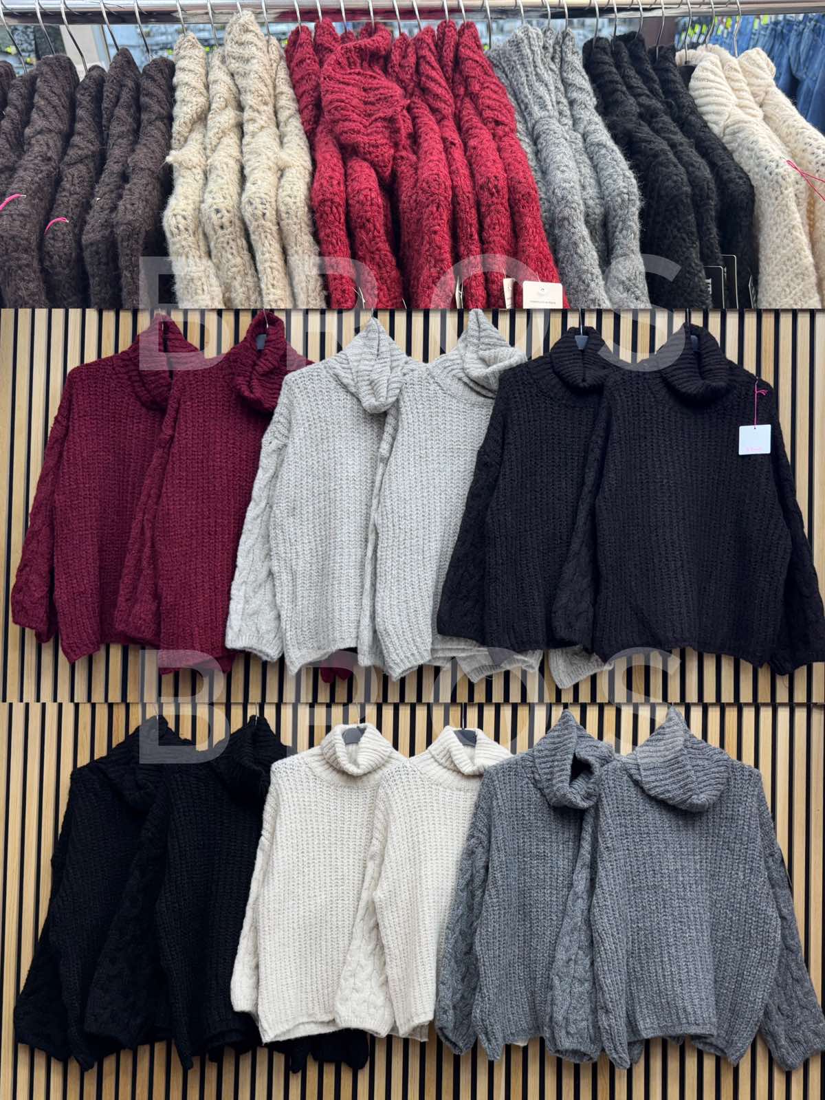 Swetry damskie, Size uni, paczka 6szt ,mix kolor