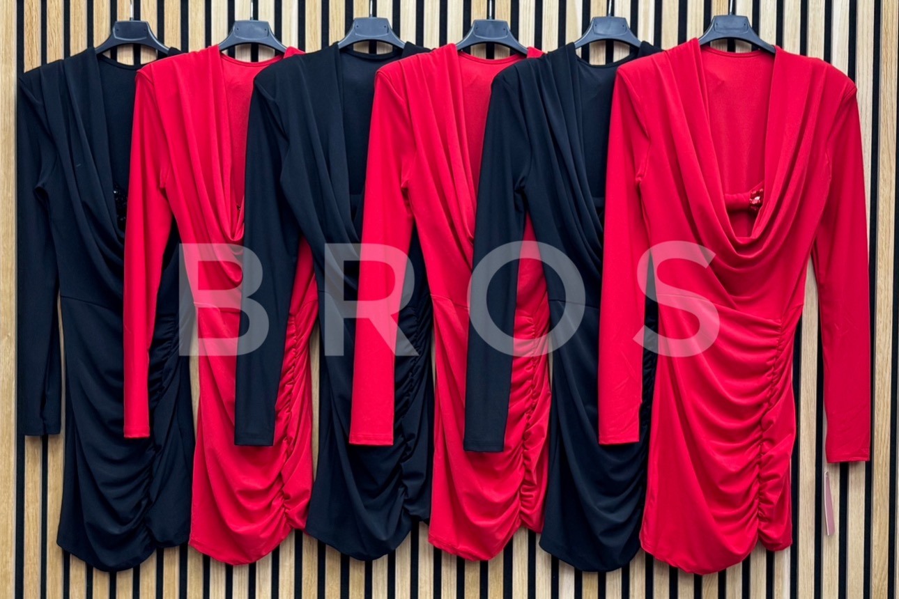 Sukienki Damskie wloskie, Size uni, paczka 6szt ,mix kolor