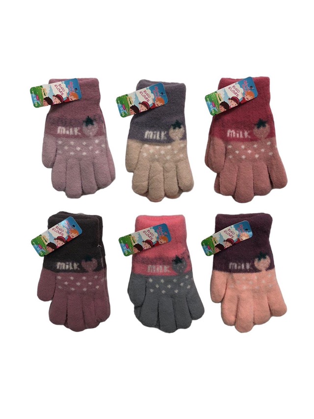 Rękawiczki Damski, paczka 12szt,mix kolor