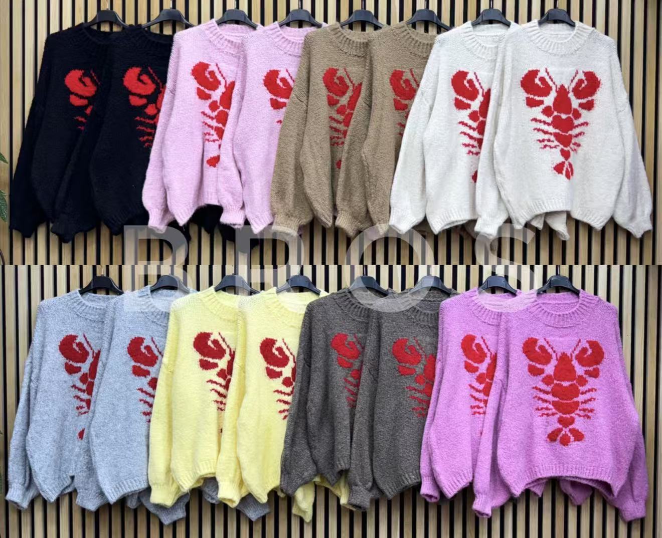 Swetry damskie, Size uni, paczka 6szt ,mix kolor