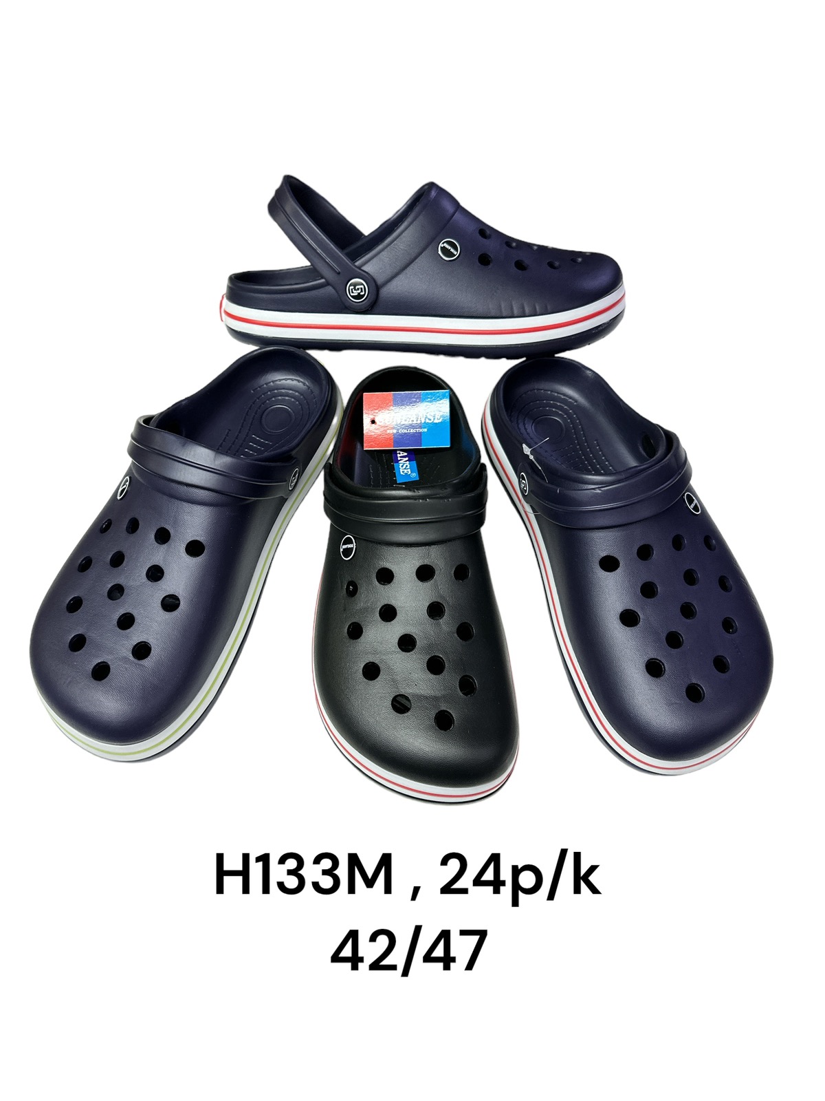 Klapki Kroksy Męskie (42-47, 24par)