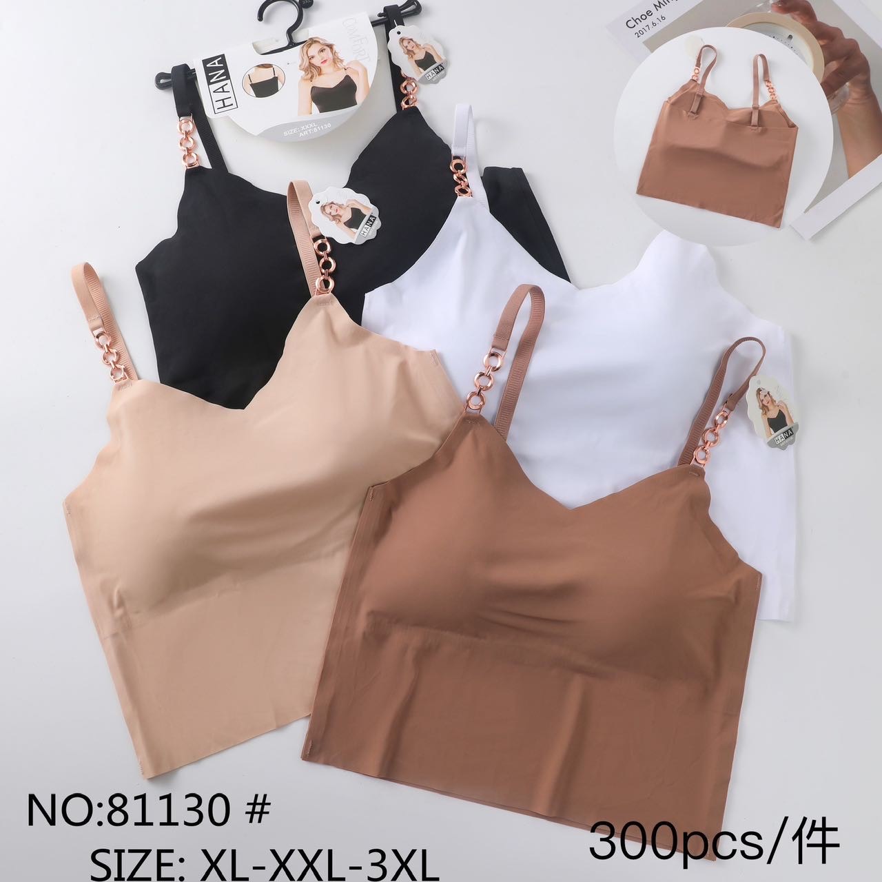 Topy damskie ,size xl-3xl,paczka 24szt,mix kolor