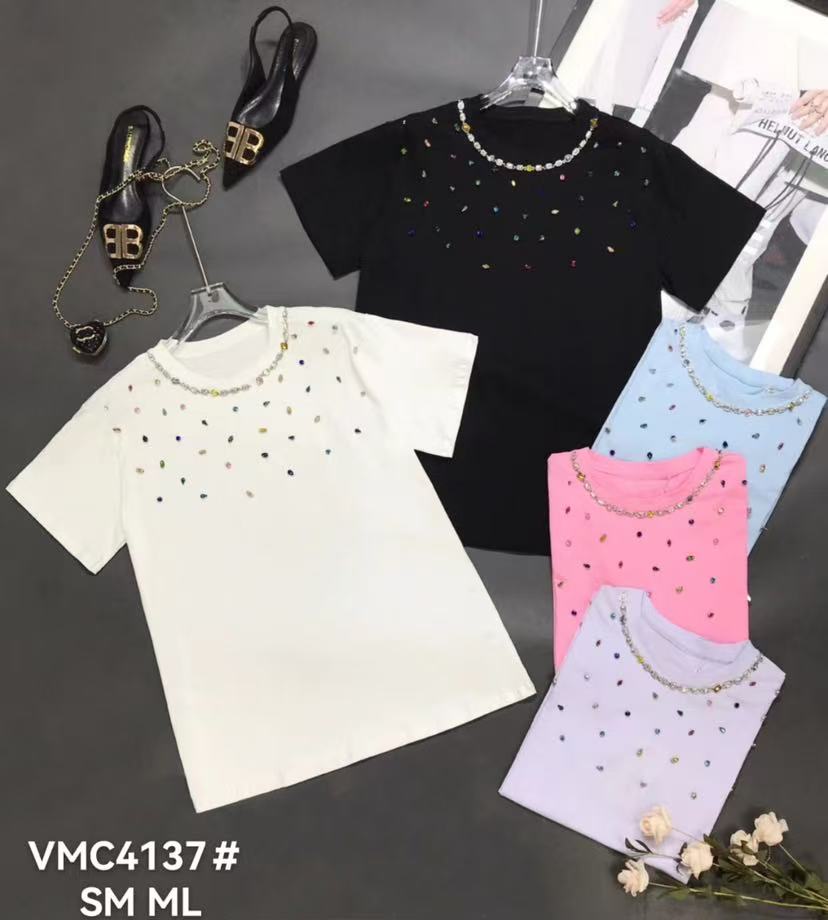 Bluzki damskie , Size s-l,paczka 12szt,mix kolor