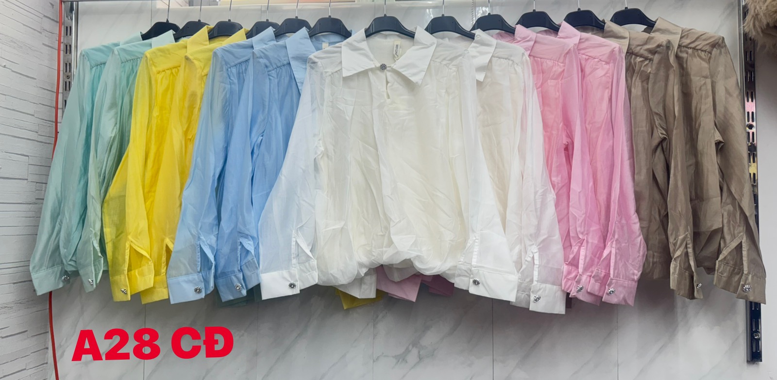 Koszule Damskie  WŁOSKA  , Size uni, paczka 6szt ,mix kolor