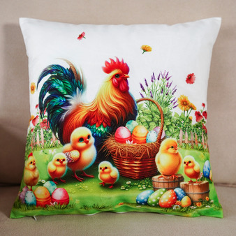 Poszewka na poduszkę dwustronna Rozmiar:40/40cm,Paczka 12 szt mix