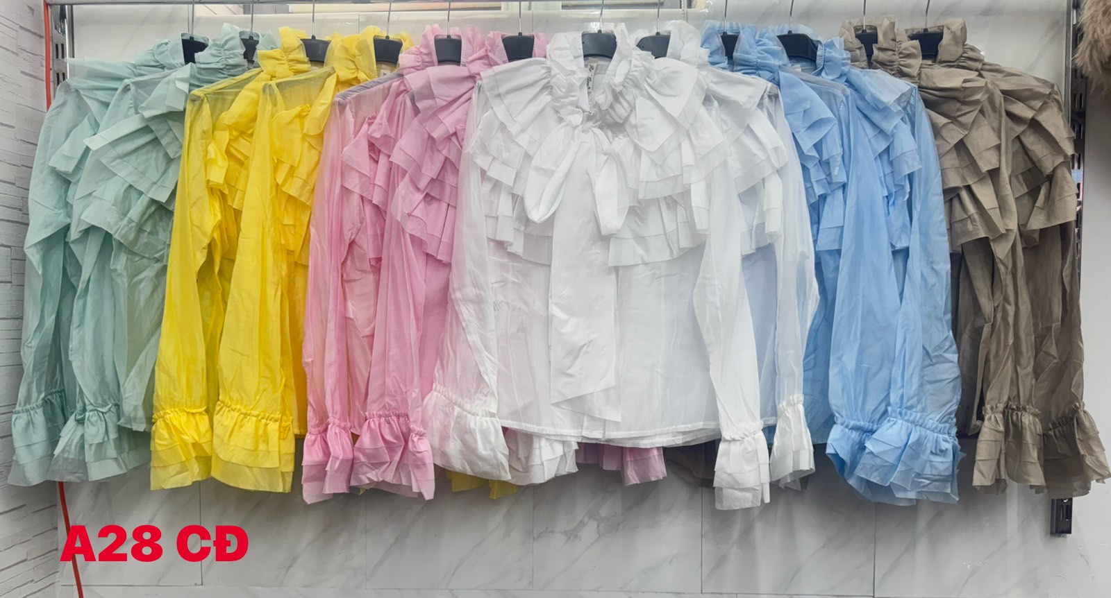 Koszule Damskie  WŁOSKA  , Size uni, paczka 6szt ,mix kolor