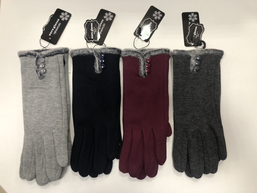 Rękawiczki Damski, paczka 12szt,mix kolor