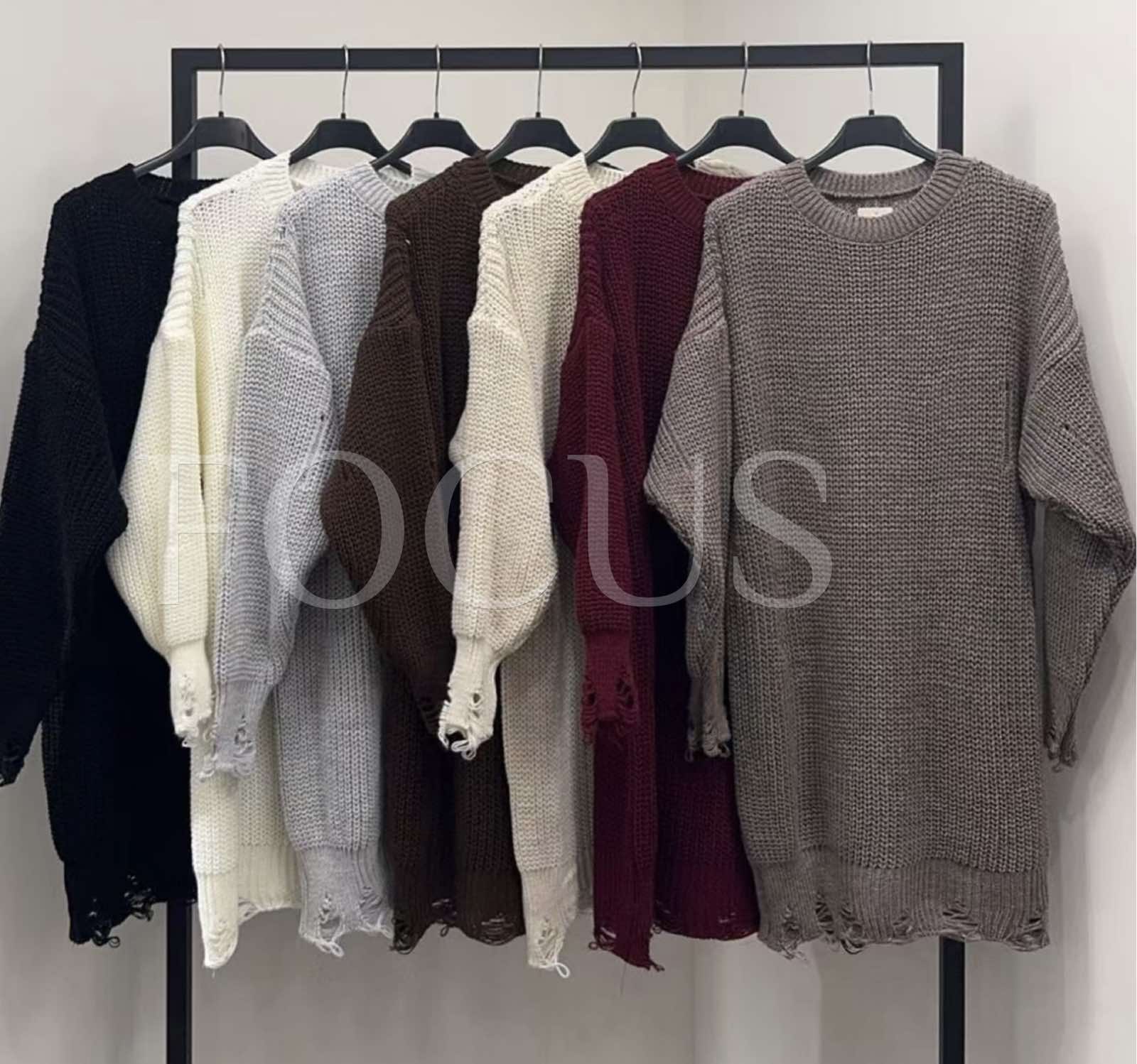 Sukienki Damskie WŁOSKA , Size uni, paczka 6szt ,mix kolor