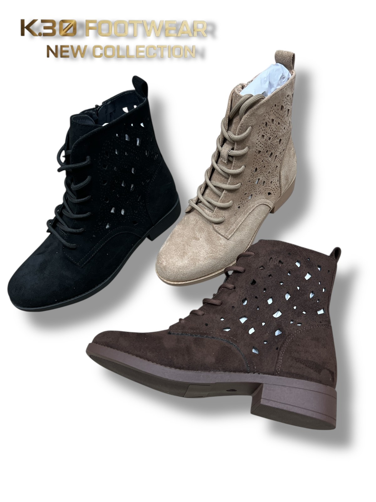 Buty Botki Damskie (36-41, 12par)