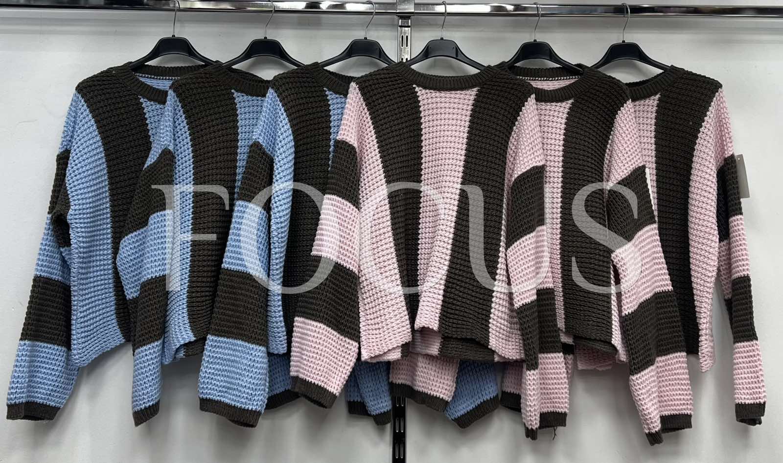 Swetry Damskie WŁOSKA , Size uni, paczka 6szt ,mix kolor