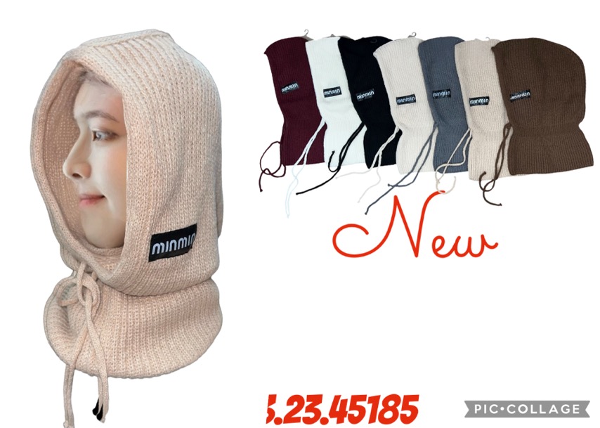 Czapki damskie, paczka 12szt,mix kolor