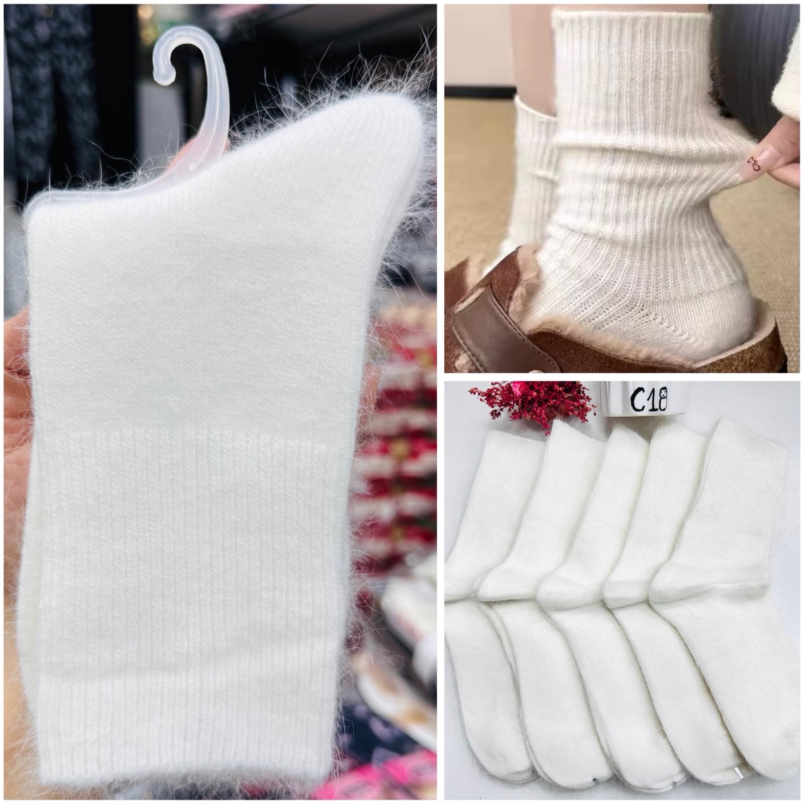 SKARPETY / STOPKI DAMSKIE.SIZE 35-38(40PAR/PACZKA) KOLOR JAK NA ZDZIĘCI