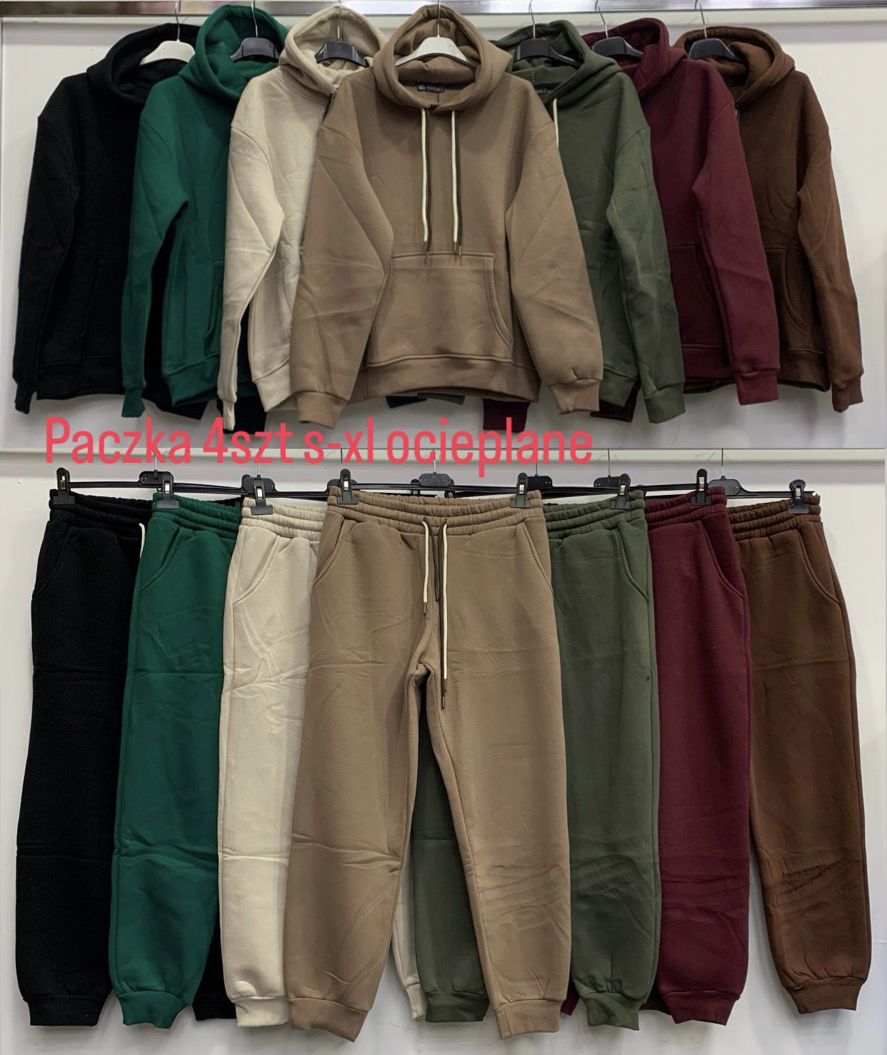 Komplety Damskie WŁOSKA , Size uni, paczka 6szt ,mix kolor