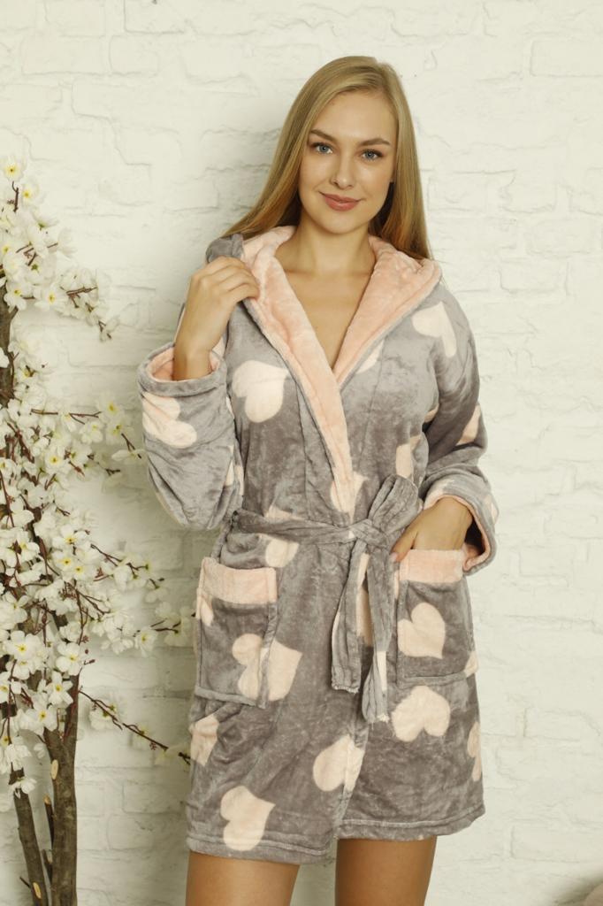 Szlafrok  damskie Tureckie, Size s-l, paczka 3szt ,1kolor