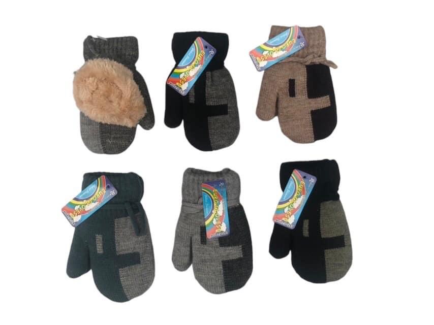 Rękawiczki Damski, paczka 12szt,mix kolor