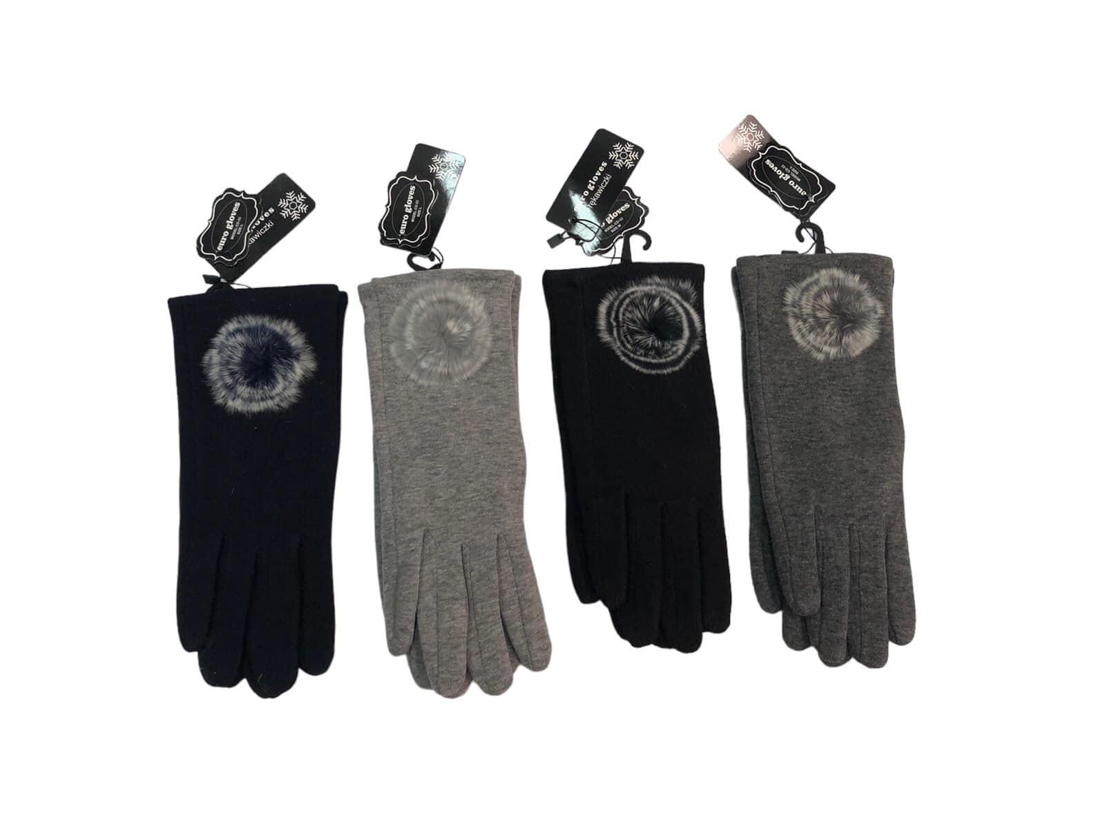 Rękawiczki Damski, paczka 12szt,mix kolor