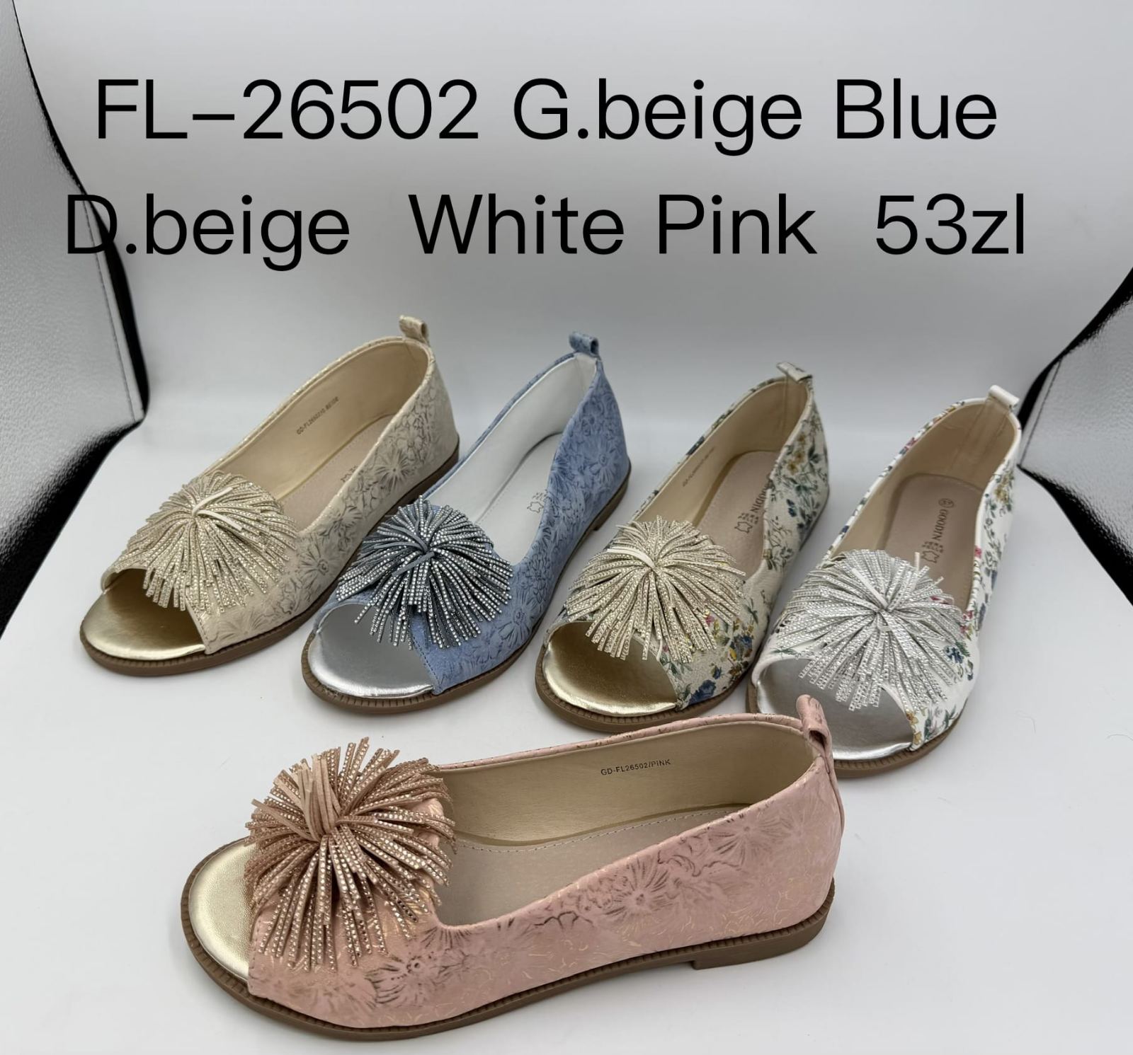 Buty Półbuty Damskie (36-41, 12par)