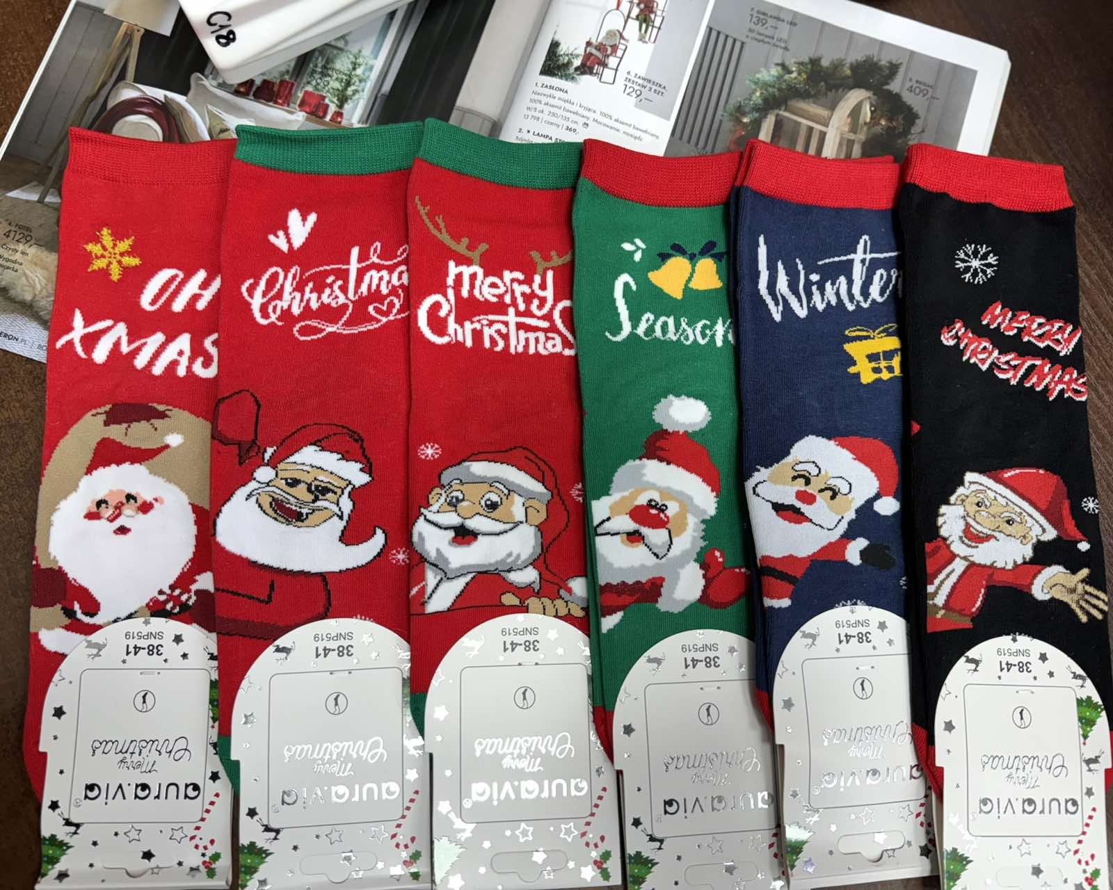 SKARPETY / STOPKI DAMSKIE.SIZE 35-41(30PAR/PACZKA) KOLOR JAK NA ZDZIĘCIU