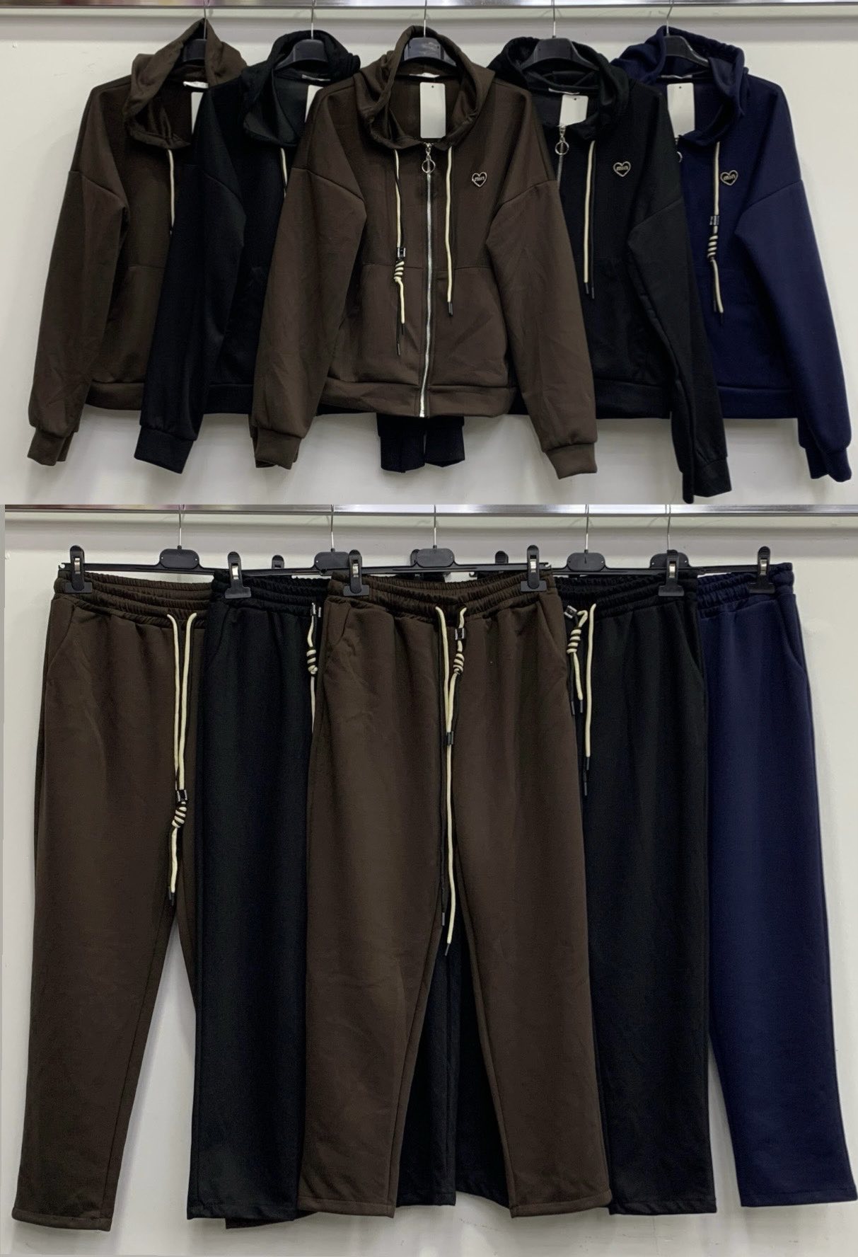 Komplety Damskie WŁOSKA , Size uni, paczka 6szt ,mix kolor