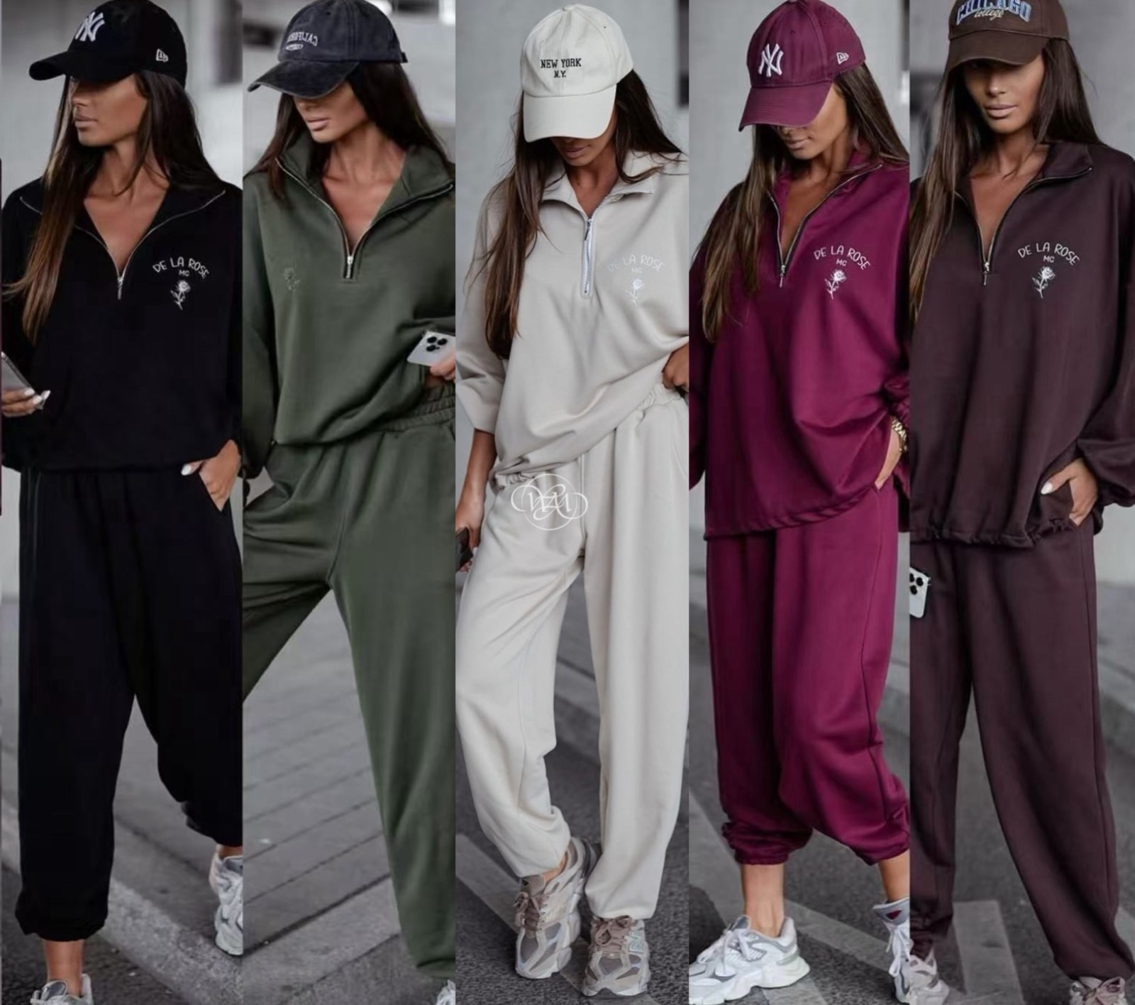 Komplety Damskie wloskie, Size uni, paczka 6szt ,mix kolor